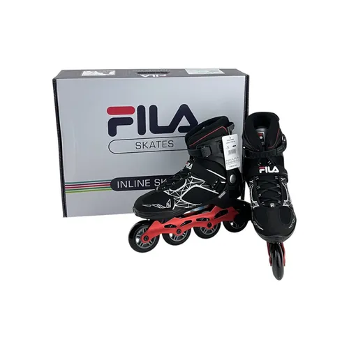 Fila Legacy Pro 84 Damen Herren Inliner Inlineskates Skates Schwarz/Rot 43.5 EU