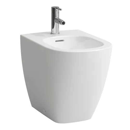 LAUFEN LUA Standbidet 520x360mm - Hänge-Bidets mit LCC-Oberflächenbehandlung für pflegeleichte Hygiene, inklusive Montageset und ideal für moderne Badezimmer.