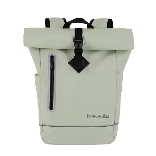 Travelite Rolltop Rucksack in beige von travelite