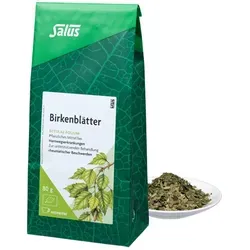 BIRKENBLÄTTER Tee Bio Betulae folium Salus 80 g