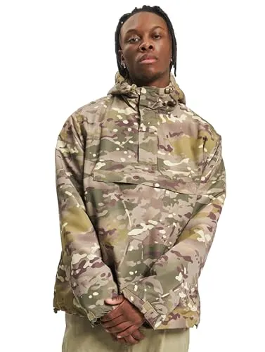 Brandit Windbreaker 3XL - Tactical C - Funktionsjacke, atmungsaktiv und wind- sowie wasserabweisend mit integriertem Fleece-Futter für hohen Tragekomfort und praktische Reißverschlusstaschen.