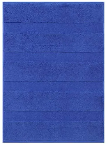 Betz Badvorleger Badematte Badteppich Duschvorleger Frottee Deluxe Größe 50x70 cm Qualität 680 g/m² 100% Baumwolle Farbe blau