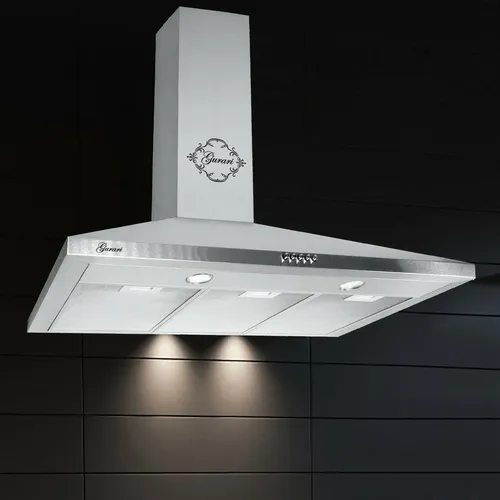 Gurari GCH 147 IS Dunstabzugshaube 90cm - Dunstabzugshaube mit 1000m³/h Abluftleistung, 3 Gebläsestufen und moderner LED-Beleuchtung. Ideal für eine effiziente Küche und elegantes Edelstahl-Design.