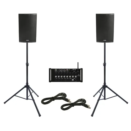 Behringer PA Stage-SET II - Aktiver Lautsprecher mit DSP - Aktiver 2-Wege Lautsprecher mit 12