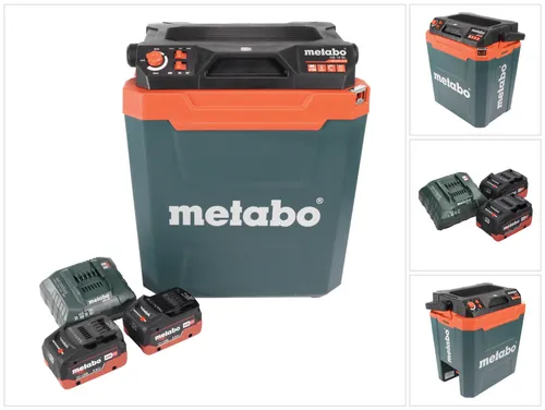 Metabo KB 18 BL Akku Kühlbox 18 V mit Warmhaltefunktion 28 l Brushless + 2x Akku 5,5 Ah + Ladegerät