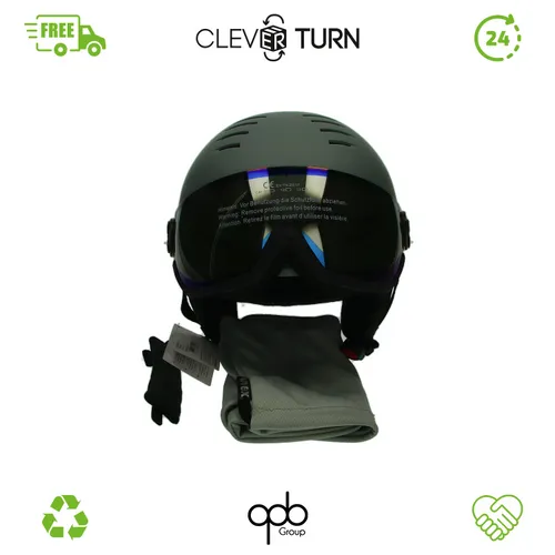 uvex Wanted Visor Visier Skihelm - Navy mat (Größe 54-58) - Sonstige, sportlicher Visierhelm mit supravision Anti-Fog Beschichtung für klare Sicht und optimalen Komfort auf der Piste.