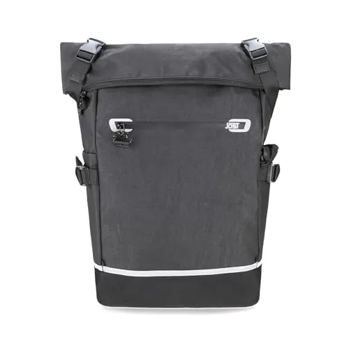 Jost Rucksack Lillehammer - Urbaner Begleiter für jeden Tag - Rucksäcke mit gepolstertem Laptop- und Tabletfach, aus 100% recyceltem Nylon und atmungsaktiver Rückseite für höchsten Komfort und Nachhaltigkeit.