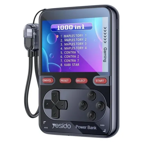 Produktbild Yesido Tragbare Retro Spielkonsole Power Bank 10000mAh 20W
