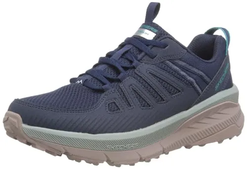 Skechers Damen Switch Back Cascades Sports Shoes,Sneakers, Navy Synthetic Textile Trim, 39 EU
