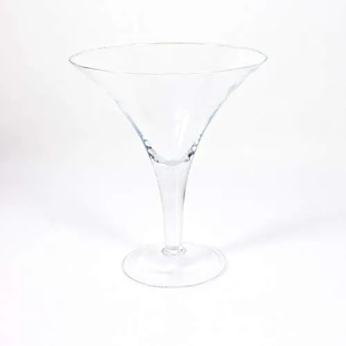 INNA-Glas XL Cocktailglas - Martiniglas Sacha, klar, 30cm - Elegantes Martiniglas mit einer Höhe von 30 cm und einem Durchmesser von 25 cm. Ideal als stilvolle Dekovase oder Kerzenhalter für besondere Anlässe. Perfekt für Wohnzimmer, Bars und Hochzeiten.