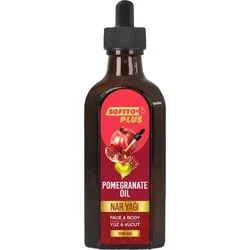 Softto+Plus Granatapfelöl 100ml – Natürliches Pflegeöl für Gesicht & Körper - Körperöle mit Antioxidantien, die die Haut vor freien Radikalen schützen und vorzeitiger Hautalterung vorbeugen. Ideal für intensive Feuchtigkeitspflege und zur Verbesserung des Hautbildes.