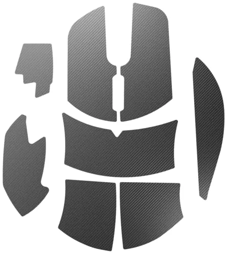 Glorious Gaming Maus-Griffband für Model I – rutschfest, fett- und schweißabweisend, 0,5 mm dick, zugeschnitten, einfach anzubringen, Klebstoff von 3M, schwarz