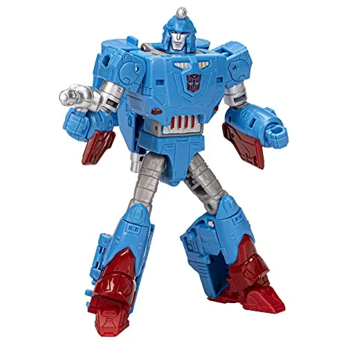 Transformers Legacy Evolution Deluxe-Klasse Autobot Devcon Action-Figur - Fantastische Kreaturen für Kinder: 14 cm große Action-Figur mit 2 Modi, Blaster und Turbinen, inspiriert von der Transformers Animationsserie.