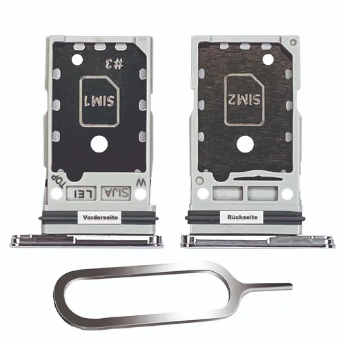 SAMSUNG GALAXY S22 / PLUS 5G SIM KARTEN HALTER TRAY ADAPTER FACH SLOT WEISS WEIß