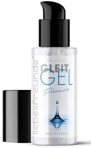 Liebesfreunde® Gleitgel Pleasure wasserbasiert, Gleitmittel auf Wasserbasis für lange Geschmeidigkeit, 100 ml