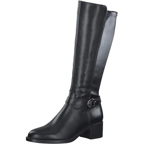 Tamaris Stiefel XS-Schaft mit Stretch, schwarz 38 EU