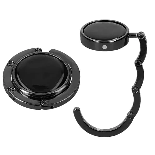 kwmobile Taschenhalter für Tisch in schwarz von kwmobile