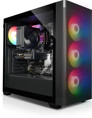 Kiebel Tricera VIII Gaming-PC (AMD Ryzen 7 AMD Ryzen 7 8700F, RTX 5060 Ti, 32 GB RAM, 1000 GB SSD, Luftkühlung, WLAN, ARGB-Beleuchtung)