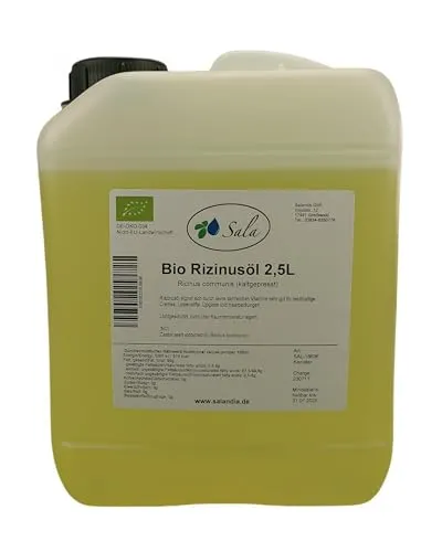 Sala Rizinusöl kaltgepresst BIO 2,5 L 2500 ml Kanister