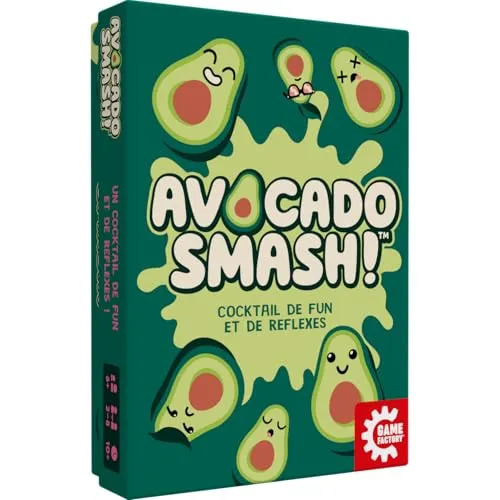 Blackrock Games Avocado Smash – schnelles und lustiges Kartenspiel | 2 bis 8 Spieler | ab 6 Jahren | Gesellschaftsspiel für die Familie | Reflexe, Beobachtung & verrückte Lachen, kompaktes Format