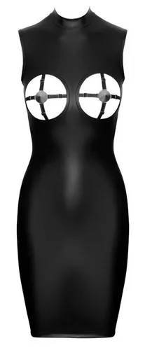 Cottelli Collection Kleid Decoration Schwarz – Erotikmode XL - Damenmode in Schwarz, Größe XL. Dieses ansprechende Netzkleid kombiniert Stil und Komfort, ideal für besondere Anlässe oder romantische Abende.