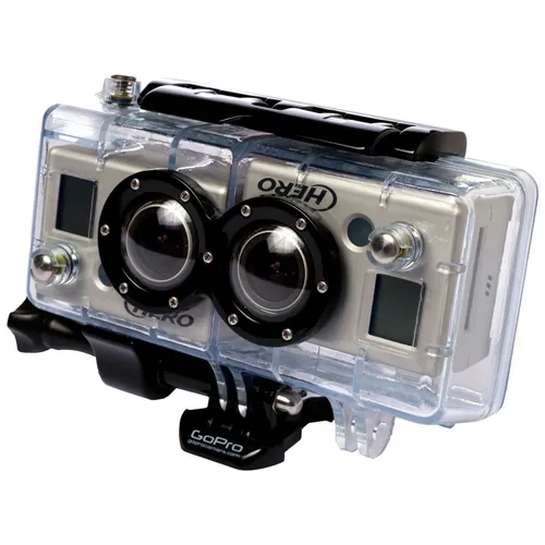 GoPro 3661-027 3D Hero System - Schutzgehäuse für Actionkameras, ermöglicht beeindruckende 3D-Aufnahmen und ist robust und leicht, ideal für Abenteuer und Outdoor-Aktivitäten.