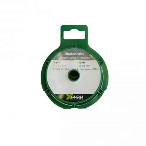 Greemotion Bindedraht Bindedraht grün 1,50 mm x 25m auf Spule, (1St)