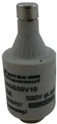 Mersen DIIGG50V10/6F Sicherungseinsatz gG DII, E27, AC500V, 6/10A, rot (D213558)