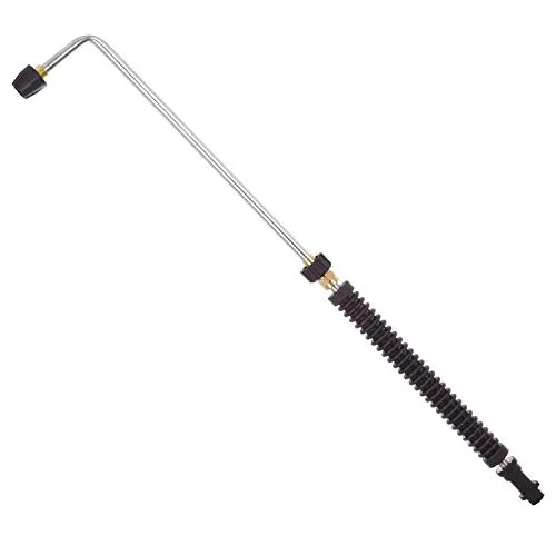 RAINBEAM Das Beste Unterbodenlanze Winkelstrahlrohr Düse Karcher K-Serie Kompatibel Bajonett 180 Bar Grau