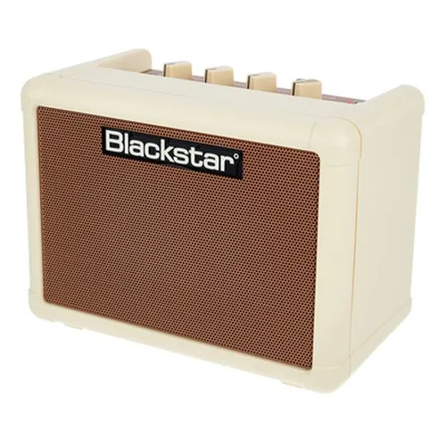 Blackstar Fly 3 - Tragbarer Akustikgitarrenverstärker - Akustikgitarrenverstärker mit 3 Watt, ideal für Ukulele und Mandoline. Mit eingebautem Echo und MP3-Input für kreatives Jammen überall.