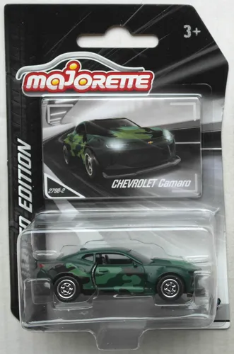 Majorette Limited Edition 2021 Chevrolet Chevy Camaro dunkelgrün camouflage OVP