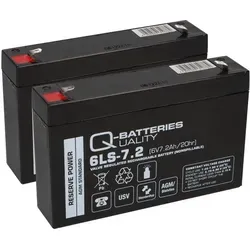 Q-Batteries 6LS-7.2 6V 7,2Ah Blei-Vlies Akku AGM VRLA - Batterien & Akkus – Zuverlässige Energiequelle für Sicherheits- und Brandmeldetechnik, optimal für Stand-by-Anwendungen.