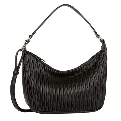 Gabor Dyana Damen Beuteltasche in Schwarz - Stilvoll und Praktisch - Umhängetaschen mit modernem Design, verstellbarem Riemen und praktischem Reißverschlussfach für schnellen Zugriff auf Essentials.