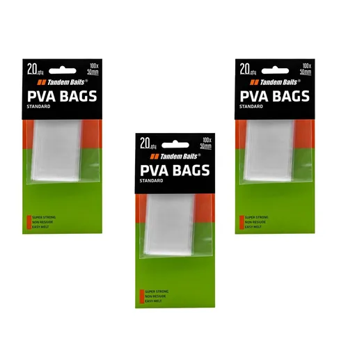 3er-Pack PVA Bags Schnell Auflösend Netz PVA-Beutel für Boilies