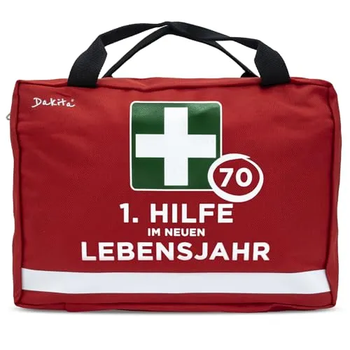 Dakita Erste-Hilfe Tasche zum 70. Geburtstag – Witziges Geschenk