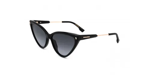 Dsquared2 D2 0134/S Damen-Sonnenbrille Cat Eye Schwarz von Dsquared2