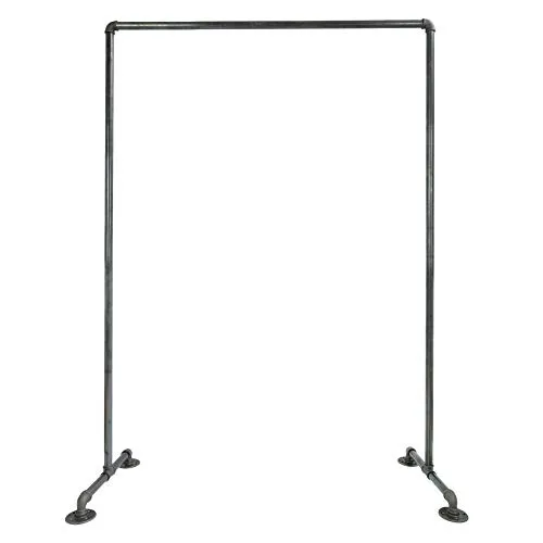 Natural Goods Berlin Kleiderständer Pipe GARD Stand - Freistehend und mobil - INDUSTRIELLER CHARME: Ideal für Flur, Schlafzimmer oder Gewerbe. Der stabile Kleiderständer aus Wasserrohren bietet Platz für Jacken und Hosen. EINFACHE MONTAGE: Schnell auf- und abbaubar, mobil einsetzbar. DESIGN AUS BERLIN: Robuste Qualität mit industriellem Look.