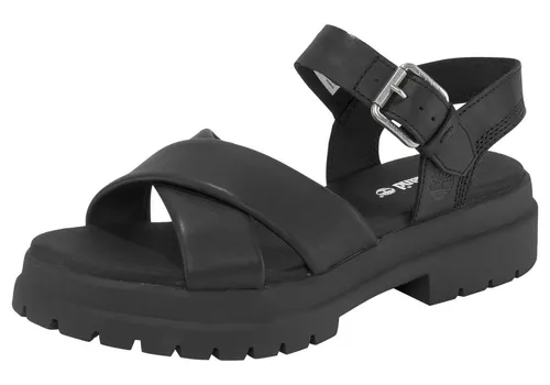 Timberland London Vibe CROSS STRAP SANDAL in schwarz von Timberland