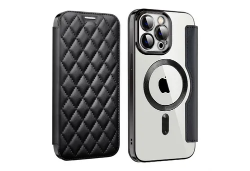 Wigento Handyhülle Für Apple iPhone 15 Pro Max 360 Grad Full MagSafe Anti Datenklau Hülle