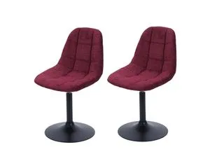 MCW Esszimmerstuhl A60 2er-Set Bordeaux