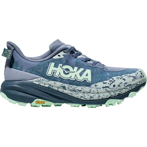 HOKA ONE ONE Damen Speedgoat 6 Sneaker, 41 1/3 EU - Laufschuhe mit leichtem Obermaterial aus Textil und internem Rahmen für optimalen Halt beim Laufen.