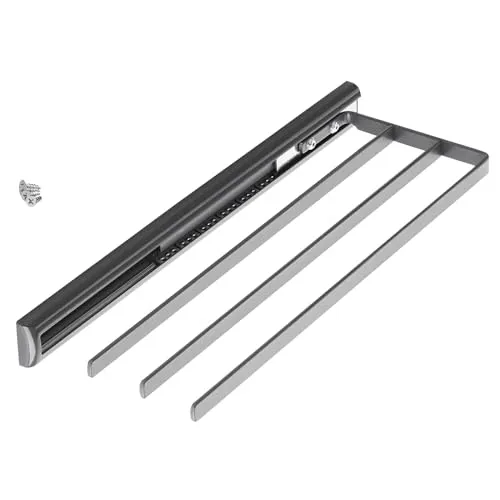 Kesseböhmer Teleskop-Handtuchhalter 3-armig, anthrazit von SO-TECH