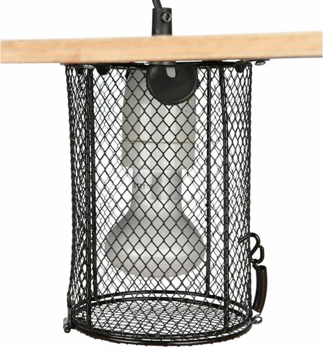 TRIXIE Lampenschutzkorb für Terrarien 15×22 cm in schwarz von Trixie
