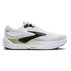 Brooks Ghost Max 3 Herren Laufschuh in Weiß, Größe 10.5 - Laufschuhe mit maximaler Dämpfung für mühelose Übergänge. Ideal für Komfort und Schutz durch Stickstoff-injizierte DNA LOFT v3 Dämpfung.