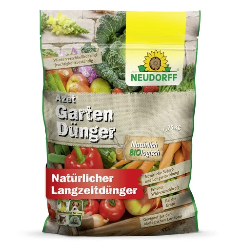 Neudorff Azet Garten Dünger 1,75 kg Gartendünger Obst Gemüse Gemüsedünger