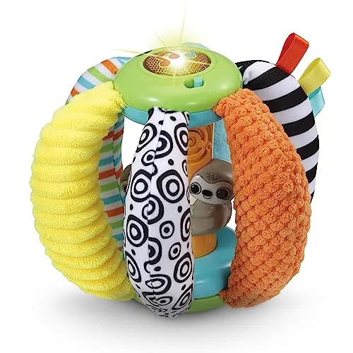 Vtech Baby Flauschiger Faultier-Ball – Weicher Ball mit Musik, Sätzen und Melodien – Für Kinder von 6-36 Monaten