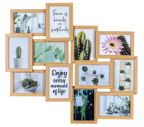 Levandeo® Bilderrahmen Collage 58x55cm von Levandeo
