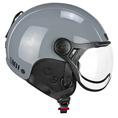 CGM EBI Skihelm Unisex Erwachsene, Grau, M (57-58cm)