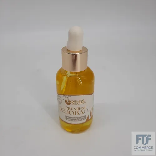 Reines Bio-Jojobaöl Hochwertige getestete Qualität in gold von Domen Pharma