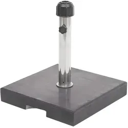 MCW Sonnenschirmständer, Schwarz, 38x38 cm in schwarz von MCW